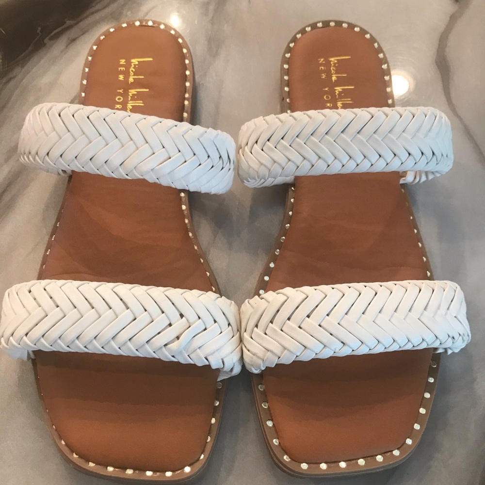 Nicole miller braid sandals